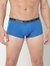 Men's Solid Classic Cotton Trunks - Blue