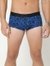 Men's Abstract Classic Cotton Trunks - Navy