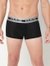 Men's Solid Classic Modal Trunks - Black