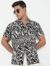 Regular Fit All Over Printed Short Sleeve Shirt with Resort Collar