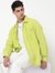 Shacket Solid Full Sleeve Shirt with Classic Collar