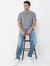 Regular Fit Solid Henley T-Shirt with Short Sleeve