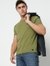 Slim Fit Solid Round Neck T-Shirt with Short Sleeve