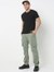 Slim Fit Solid Round Neck T-Shirt with Short Sleeve