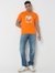 Regular Fit Graphic Round Neck T-Shirt with Short Sleeve
