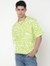 Boxy Fit All Over Printed Round Neck T-Shirt with Short Sleeve