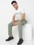 Regular Fit Placement Print Round Neck T-Shirt with Short Sleeve