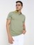 Slim Fit Solid Polo T-Shirt with Short Sleeve
