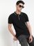Regular Fit Solid Polo T-Shirt with Short Sleeve