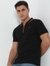 Regular Fit Solid Polo T-Shirt with Short Sleeve