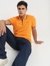 Regular Fit Solid Polo T-Shirt with Short Sleeve