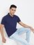 Regular Fit Solid Polo T-Shirt with Short Sleeve