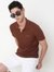 Regular Fit Solid Polo T-Shirt with Short Sleeve
