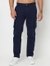 Slim Straight Fit Solid Cotton Lycra Trousers
