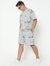 Boxy Fit All Over Printed Shorts