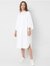 Oversized Mandarin Collar Dress