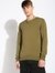 Classic Crew Neck Full Sleeve Solid Sweater