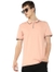 Solid Fluid Text Polo T-Shirt