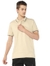 Solid Fluid Text Polo T-Shirt