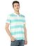 Gradient Stripe Summer Polo T-Shirt