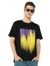 Emboss Brush Stroke Graphic Jersey Tee