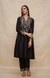 Black A Line Kurta