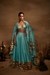 Blue Chanderi Silk Gota Bralette