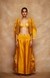 Mustard Chanderi Silk Gota Bralette
