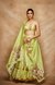 Pista Green Chanderi Silk Gota Bralette