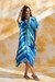 Green & Blue Collared Boxy Tunic