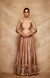 Antique Gold Chanderi Silk Gota Chuddi Blouse