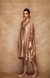 Antique Gold Chanderi Silk Gota Pencil Pants