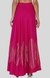 Pink Barcode Circular Skirt