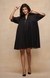 Satrangi Black Short Dress