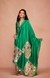 Green Chanderi Silk Gota Dupatta