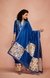 Royal Blue Chanderi Silk Gota Dupatta