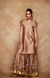 Antique Gold Chanderi Silk Gota Gharara