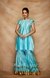 Blue Chanderi Silk Gota Gharara