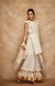 Off White Jamdani Gota Gharara