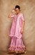 Pink Chanderi Silk Gota Gharara