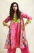 Pink Sequins Gathered Kurta