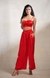 Red High Waisted Pants