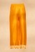 Orange Applique Straight Pants