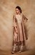 Antique Gold Chanderi Silk Gota Memoni