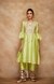 Pista Green Chanderi Silk Gota Memoni