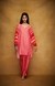 Red & Pink Kimono Kurta