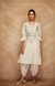 Off White Jamdani A Line Kurta