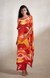 Red & Orange Abstract Kaftan