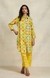 Yellow Printed Linen Pant