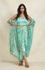 Turquoise Printed Overlay